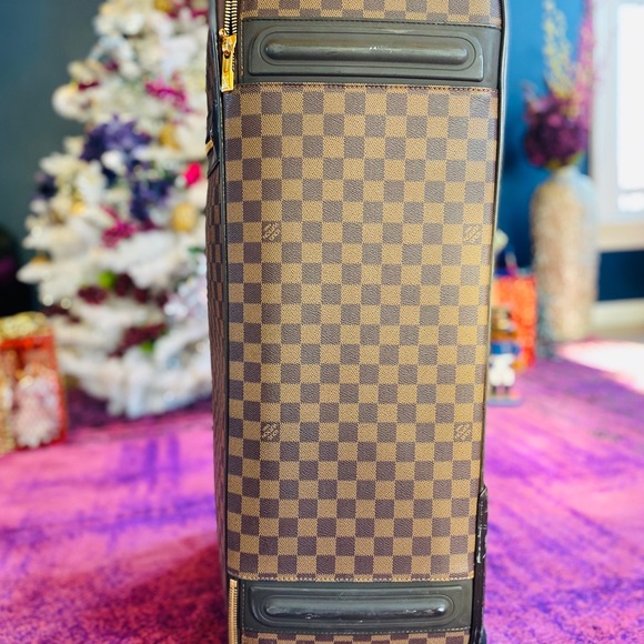 Louis Vuitton Pegase 65 Rolling Suitcase,Damier Canvas, High-End Travel Luggage - Picture 4 of 8
